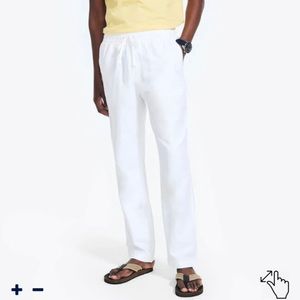 Classic Fit Linen Pull-On Pant - NWT